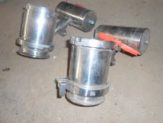 Air Actuated S/S Butterfly Valve,  4" (Located in Wisconsin)***ULLS***