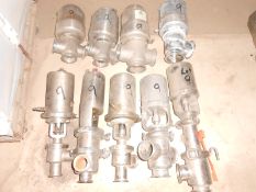 (8) Mixed S/S Air Valves (1 1/2"- 2 1/2") (Located in Wisconsin)***ULLS***