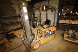 Caterpillar Aprox. 3,000 lb. Capacity Electric Forklift, Model EP15T-36A, S/N 49M01233 (Unit #13) (