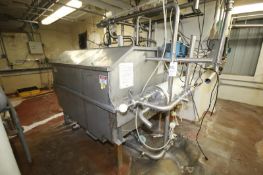 Single Tank S/S 2- Compartment Skid Mounted CIP System, Includes Aprox. 350 Gal. / 200 Gal. Square