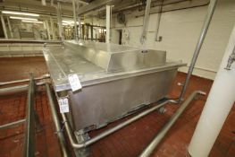 Tetra-Tebel MKT Aprox. 80" W x 114" L x 24" Deep S/S Cheese Draining Vat/Table, Mounted on Mettler