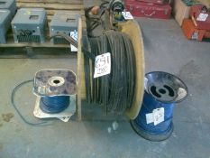 Partial Spool of Dual Strand 3 Phase Wire and (2) Spools of RTD Wire