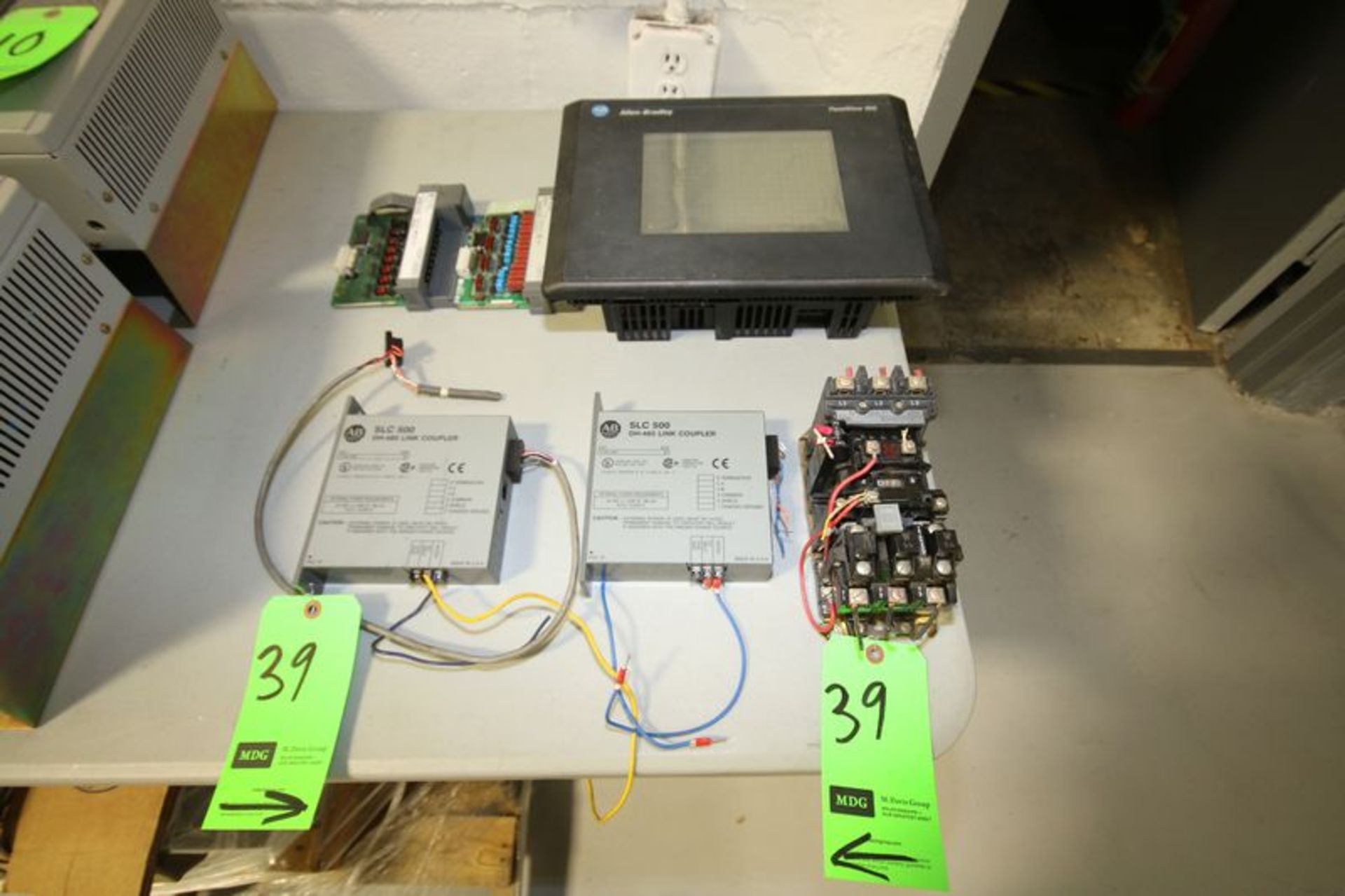 Assorted Allen Bradley Electrical including: Allen Bradley PanelView 900 Display, (2) SLC DH-485