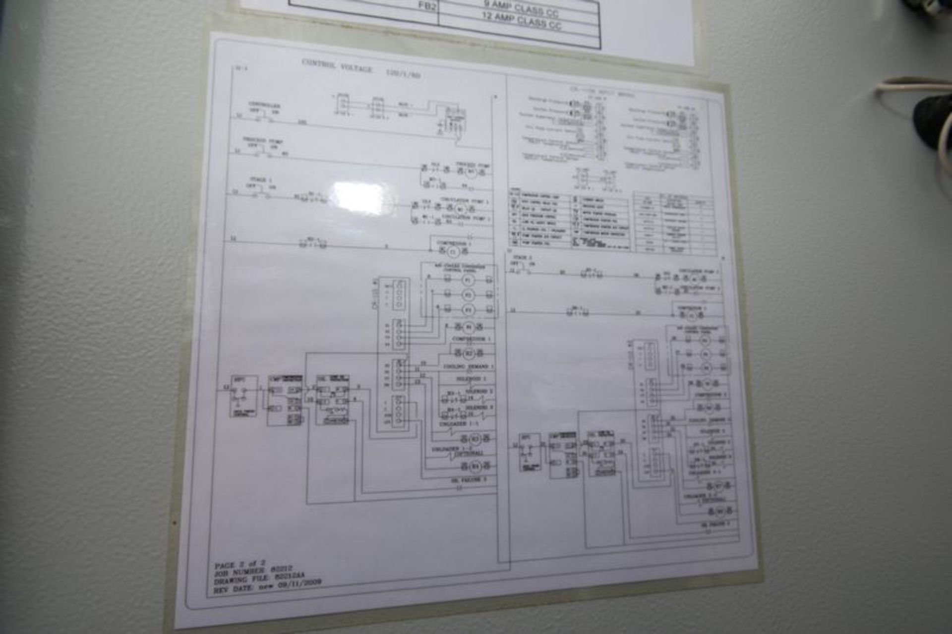 2009 Pro Chiller System Glycol Process Cooling System, Model PBAH2/50F28H404 asp, S/N 822120909, - Image 11 of 12