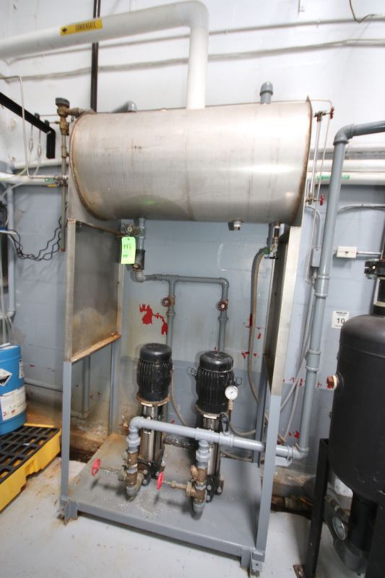 Deaeration System with S/S Holding Tank and (2) Grundfoss Type Pumps includes (3) Chemical Feed