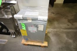 New Federal Pacific 45 KVA Transformer, S/N 221581, Primary 480  (X), Secondary 575Y/332(H), 3