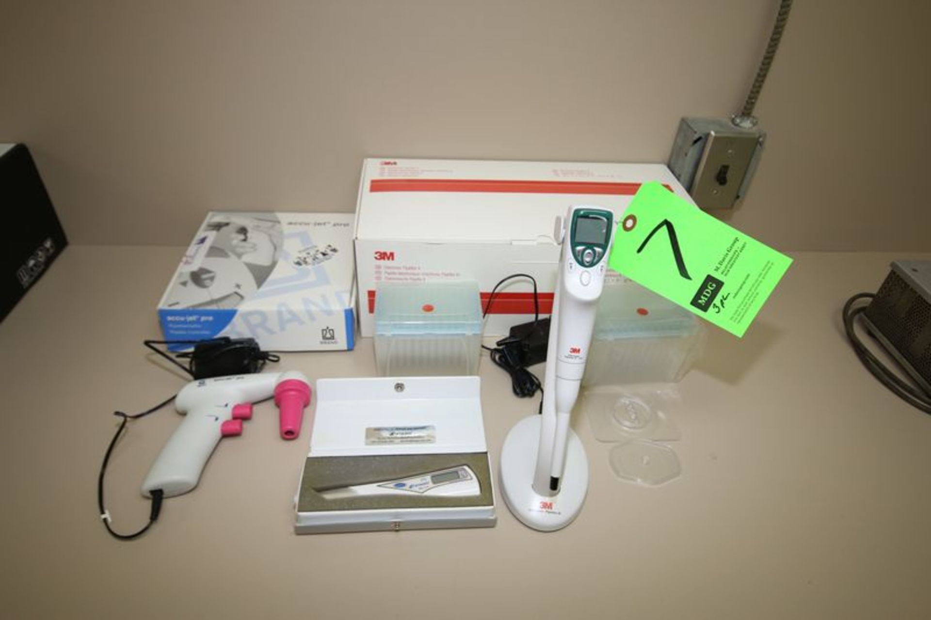 (3) Pcs. - Brand Accu-Jet Pro Pipette Controller, S/N 05K73177; 3M Electronic Pipetter II and