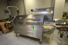 2006 Multi-Vac S/S Tray Sealer, Model T350, S/N 109616 with 8Â W Intralux Belt Infeed and Outfeed