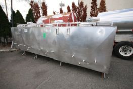 4-Compartment Insulated Flavor Tank with (2) 800 Gal. and (2) 400 Gal. Compartments, Sprayballs,