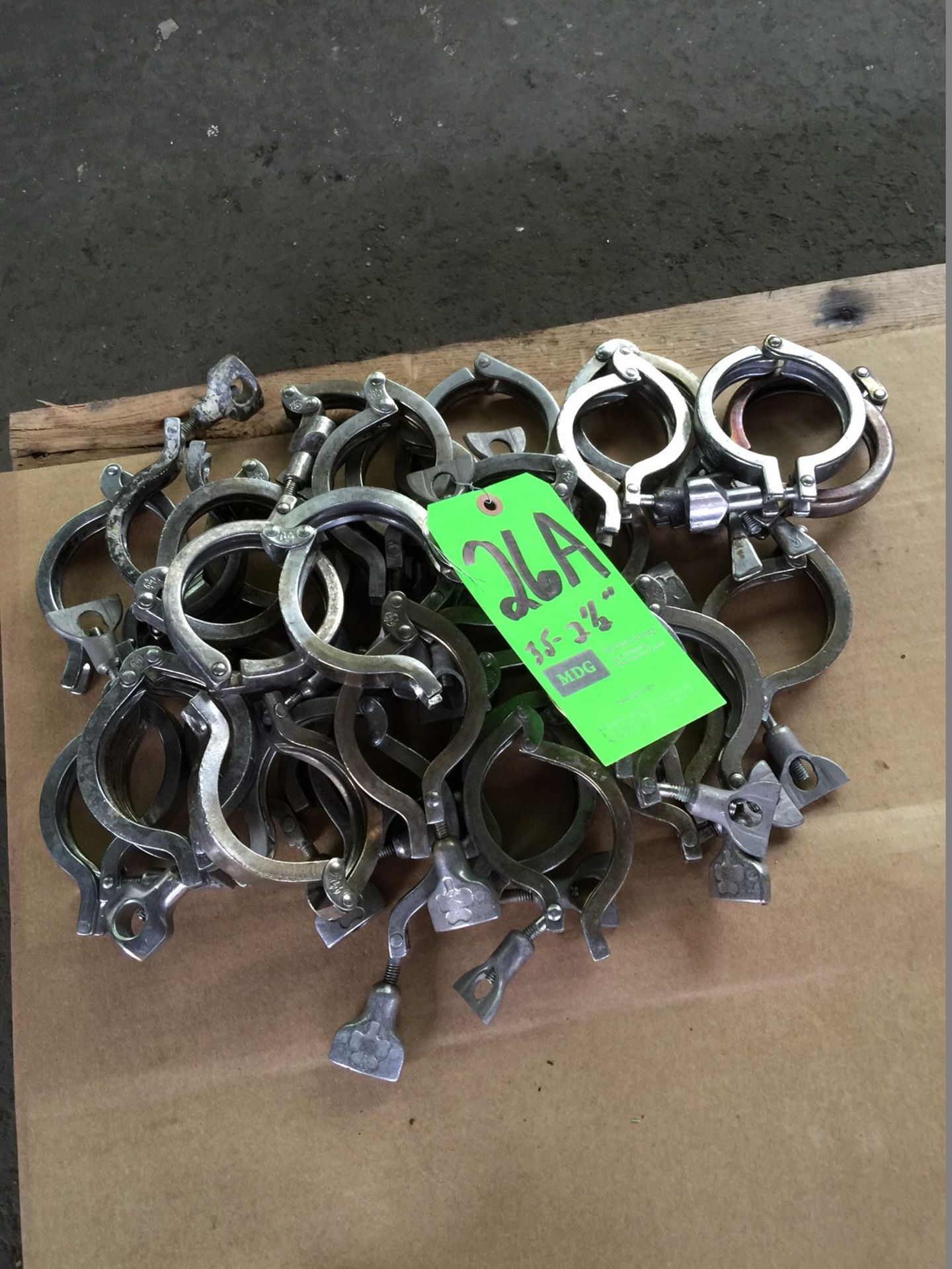 2 1/2" S/S Clamps