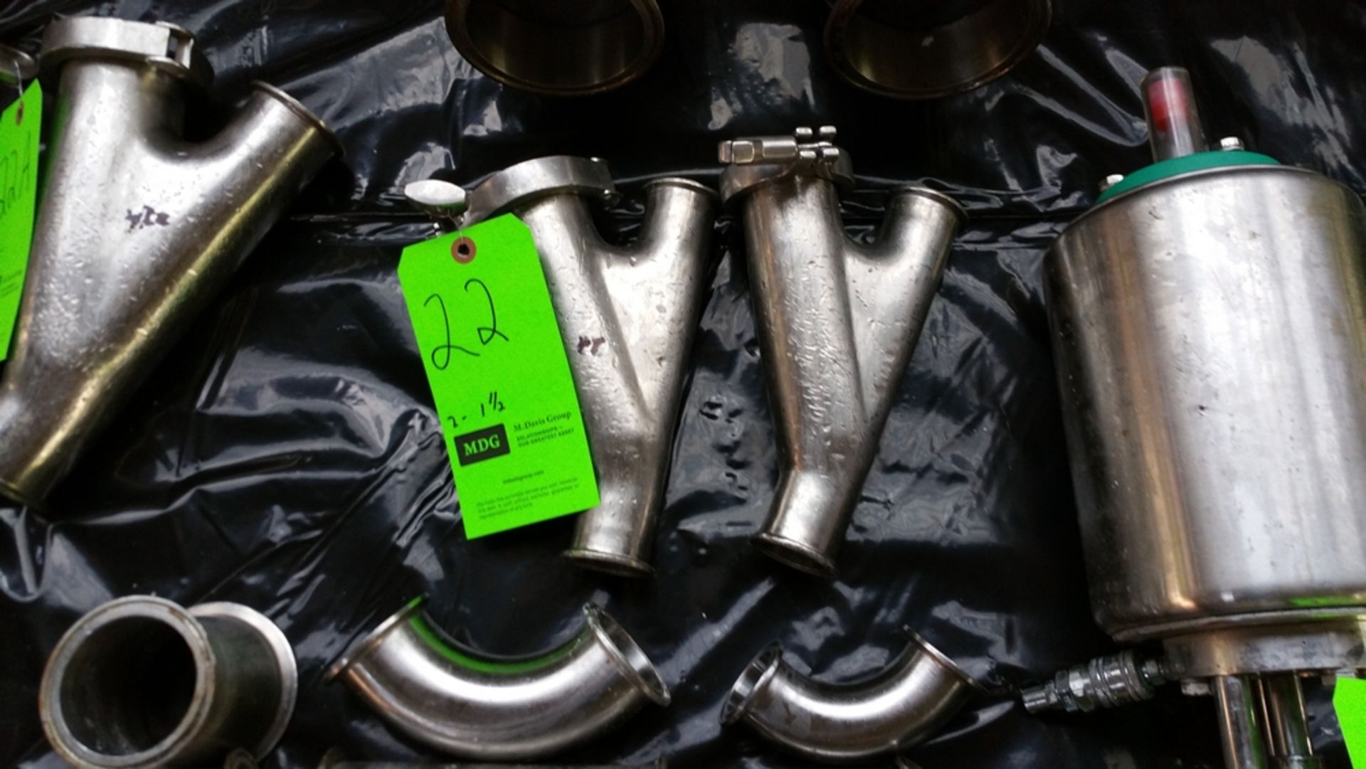 (2) Tri-Clover 1 1/2" S/S Check Valve