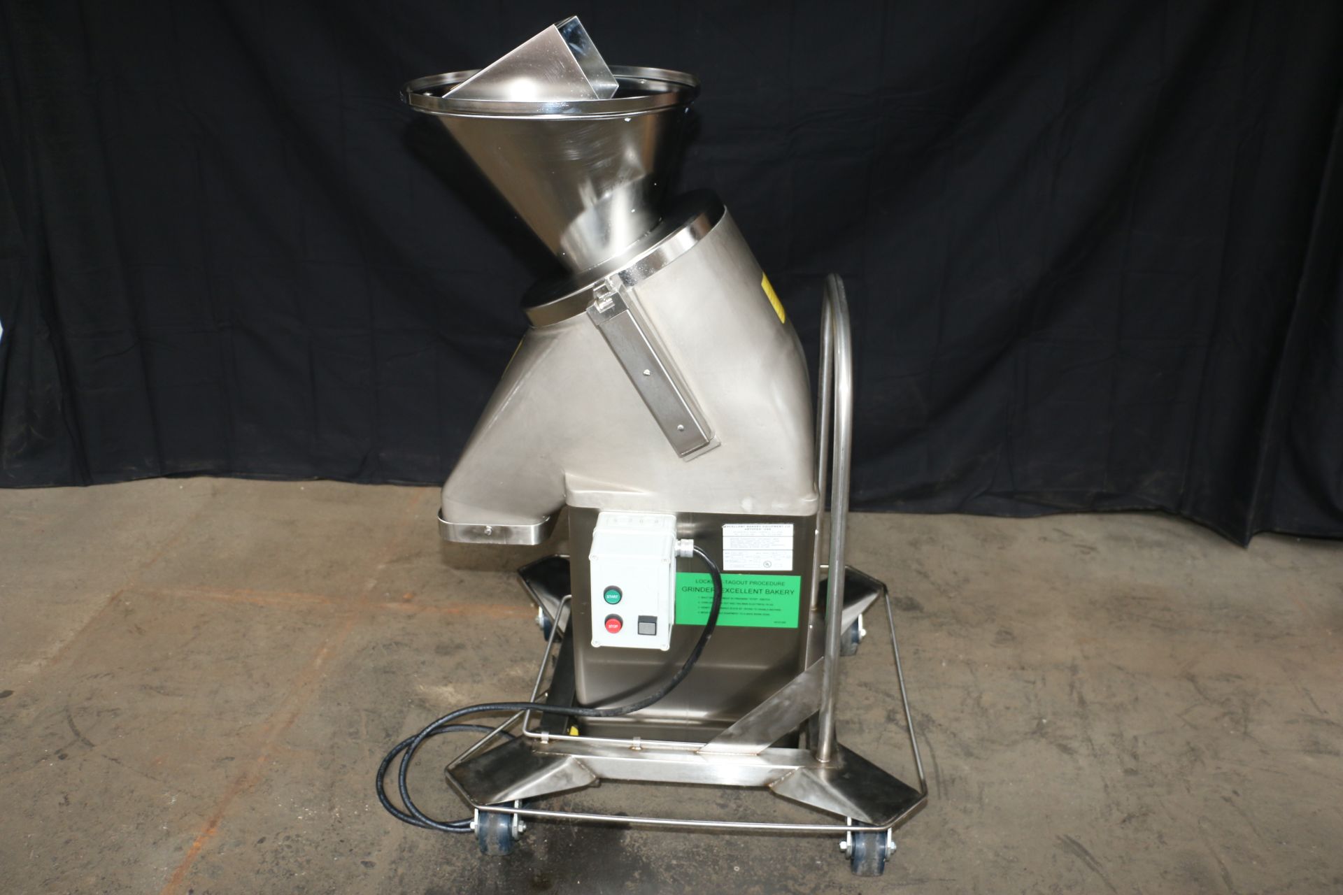 2010 Excellent Bakery Equipment Co./ Artofex 10Â S/S Grater, Model TR-202, S/N 416025, All S/S