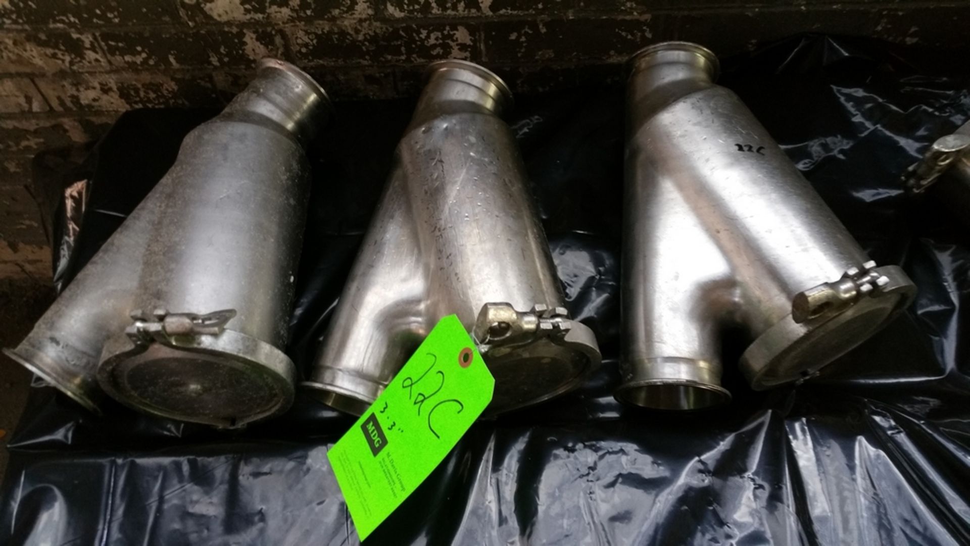 (3) Tri-Clover 3" S/S Check Valve