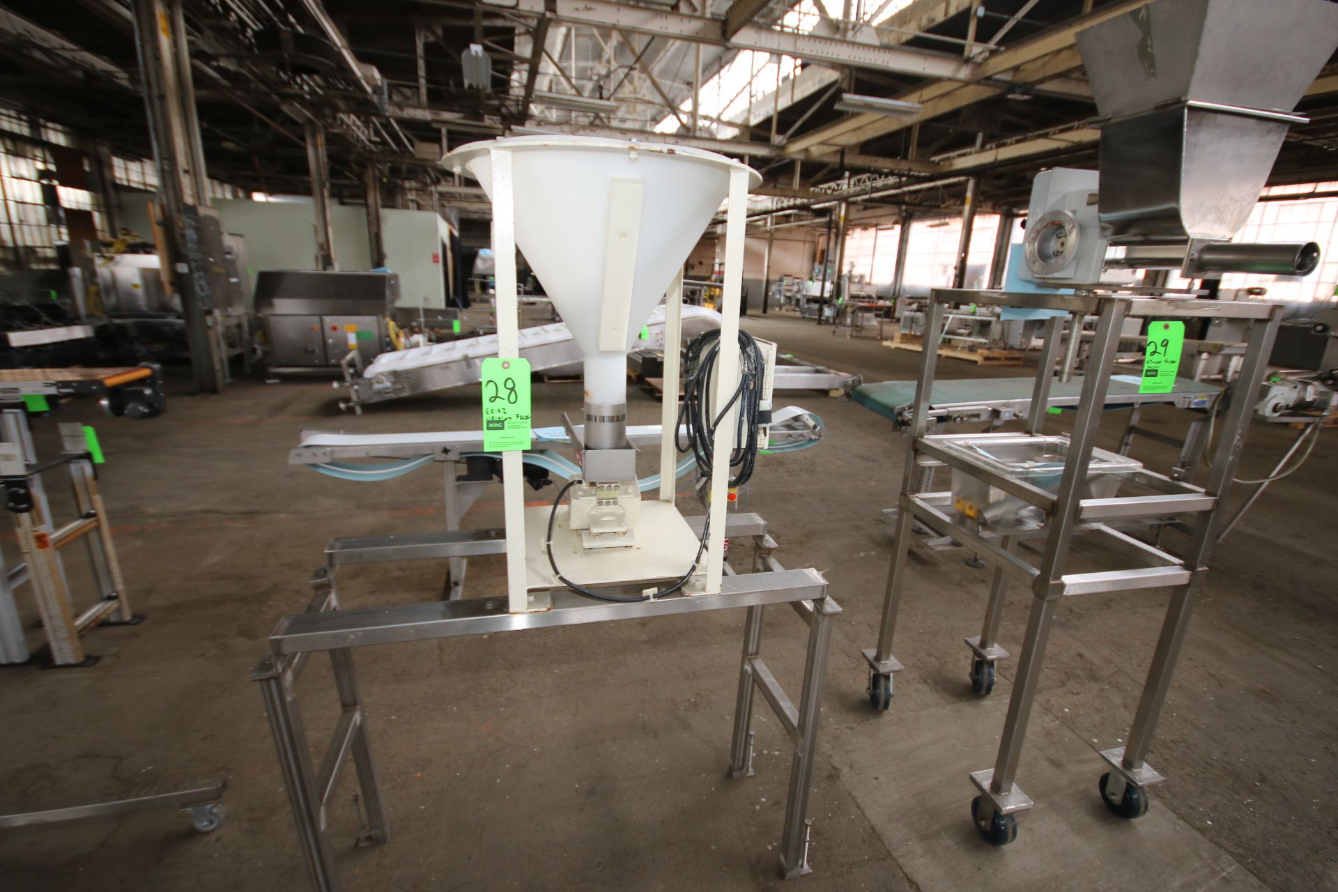 Eriez Vibratory Feeder, Model VTF/115, S/N 25982, Single Phase, Mounted on S/S Stand - Image 2 of 4