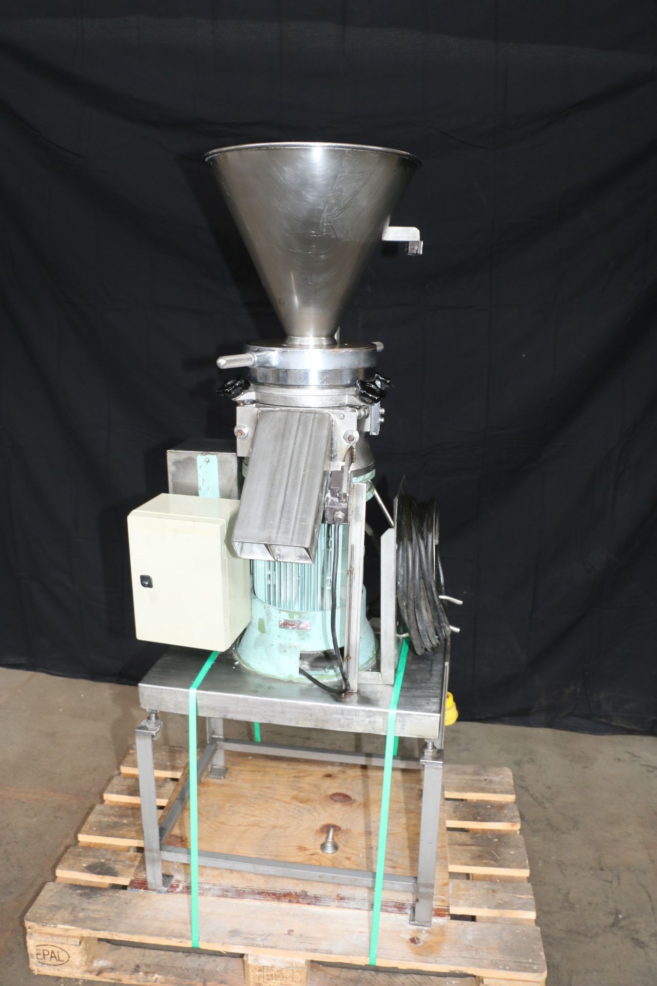 Fryma Sanitary Grade Colloid Mill, Type MZ-120R, S/N F234572, Aprox. 15 hp, 115 â€œ 230 V, 3 Phase