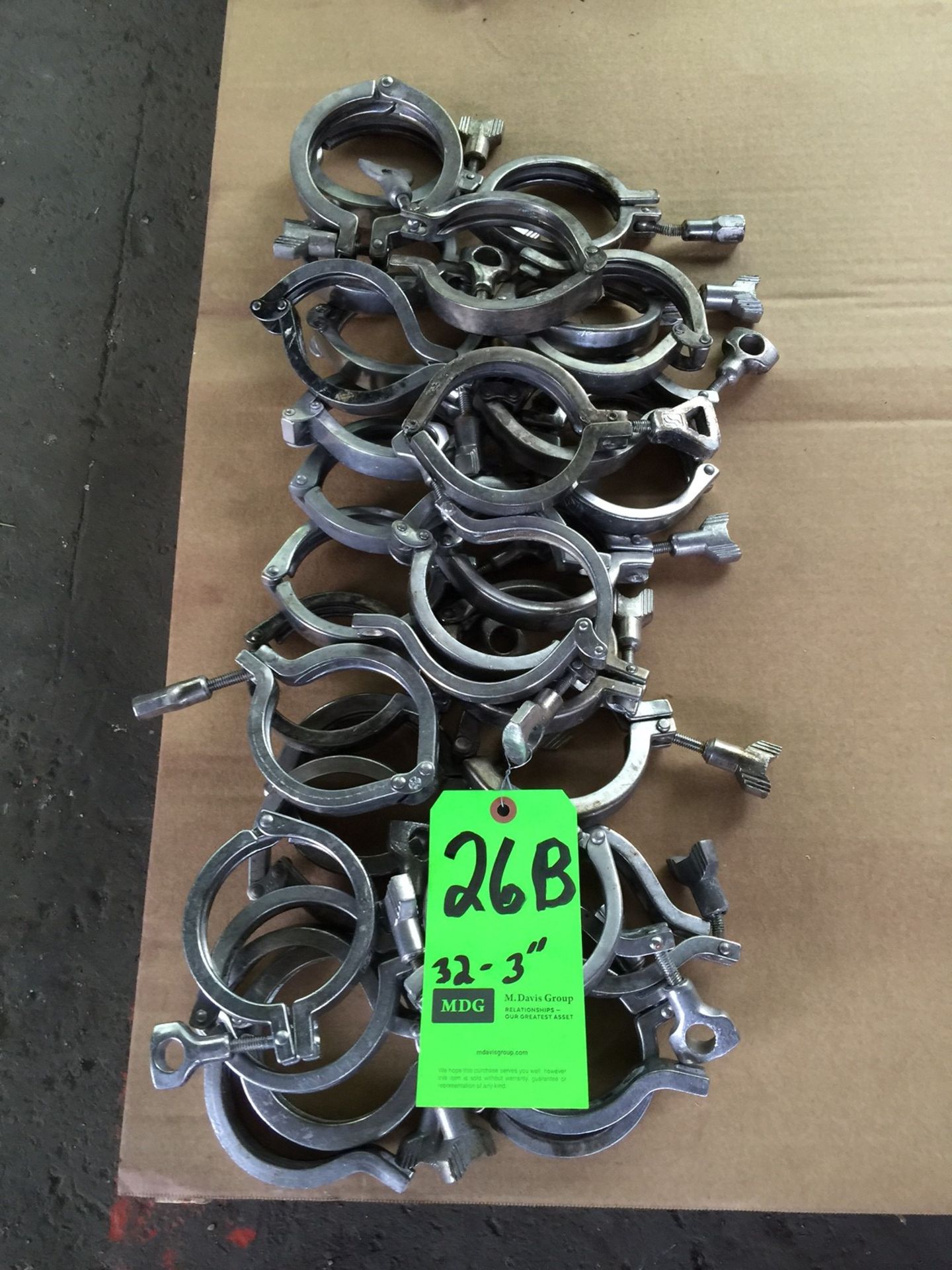 3" S/S Clamps