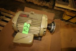 GE 40 hp Motor, Frame #324T, 1780 RPM, 460 V, 3 Phase (LOCATED IN IOWA, RIGGING INCLUDED WITH SALE