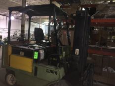 Clark Electric Forklift Truck 12000 LB Capacity Model #EC500-120, Serial #E9120-0085-6890FB side