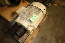 GE 50 hp Motor, Frame 365T, 1185 RPM, 460 V, 3 Phase (LOCATED IN IOWA, RIGGING INCLUDED WITH SALE