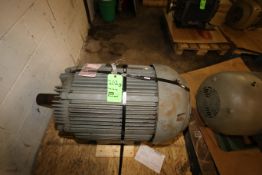 Siemens 100 hp Induction Motor, Frame #444T, 230 V, 3 Phase  (LOCATED IN IOWA) ***EUSA***