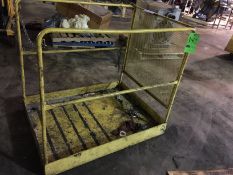 Fork Lifetable Man Basket (LOCATED IN IOWA, RIGGING INCLUDED WITH SALE PRICE)***EUSA***