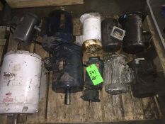 Lot of 10 pieces Motors ranging to 10HP