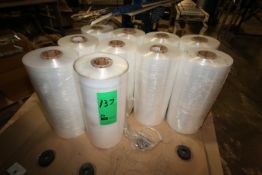 (10) Rolls of Plastic Stretch Wrap (LOCATED IN IOWA, RIGGING INCLUDED WITH SALE PRICE)***EUSA***