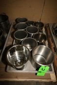 (9) S/S Cooking Inserts (LOCATED IN IOWA, RIGGING INCLUDED WITH SALE PRICE)***EUSA***