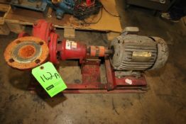 Aprox. 5 hp Centrifugal Pump with 2-1/2" x 2" Flanged Type Head, 1725 RPM Motor, 208-230/460 V (