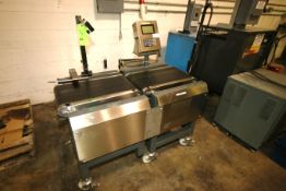 AP/Dataweigh S/S  Checkweigher, Model CW 23-651-2EK1-MS, S/N 04040118 with 12" W Belt and Touchpad