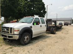 2008 Ford F-550 Super Duty Truck with Aprox 90,000 miles and 5th Wheel Installed on Chassis