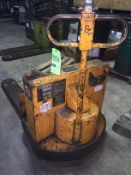 CLARK Electric Pallet Jack, 4000lb capacity - Model #P60C, Serial # WP40-2620-PM8187  -- (LOCATED IN