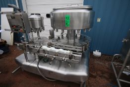 Federal 18-Valve Rotary Filler, S/N 1951GWSS4/186L744 with 6-Station Capper, Vibratory Cap Feed