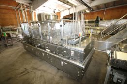 2005 Modern 6-Lane Cultured Products Filler, Model SL-1X6, S/N MP-442 with Single Indexer, Cup