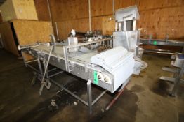 Multi Conveyor LLC Aprox. 15 ft. L x 65" W S/S Accumulation Table, Model X18F08 with (4) Drives