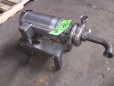 Tri-Clover 1.5 hp S/S Clade Centrifugal Pump, 1 1/2" x 1 1/2" Clamp Type, 230/460 Volts, 3 Phase,