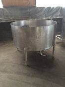 Approx. 200 gal. Brine Holding Tank, S/S Legs (LOCATED IN PENNSYLVANIA)�, ($40 FOB-Included Loaded
