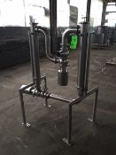 Dual On-Line Filtration System with (2) 35" Filters, (2) Sudmo 3" Air Valves, All Mounted on S/S