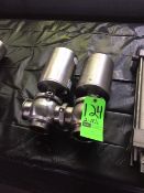 Sudmo 3" S/S Air Valves, (1) 2-Way, (1) 3-Way (LOCATED IN PENNSYLVANIA)