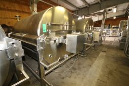 2008 Milk Project Aprox. 6,000 lbs. Horizontal Enclosed Jacketed S/S Cheese Vat, Type 3000LT, S/N