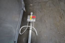 Strahman Hose Rack with Stainless Valve, Mounted on S/S Support�, ($25 FOB - Additional Charges