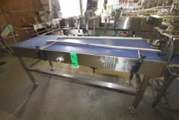 Aprox. 7 ft. L S/S Power Belt Conveyor with 26" W Intralox Belt, SEW Drive Controller and Adjustable