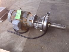 Ampco Type Centrifugal Pump, 2 1/2" x 1 1/2" Clamp Type, S/S Head, hp is Unknown (LOCATED IN