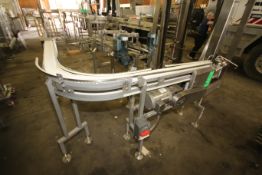 Kofab 12 ft. L S/S L-Shaped Product Conveyor with 4" W Intralox Belt, S/S Clad Drive Motor,