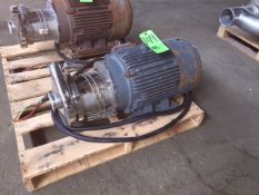 Ampco Type 25 hp Centrifugal Pump, 2" x 3" Clamp Type, Model #: C284T34PK4C, S/N: 090030, 3545