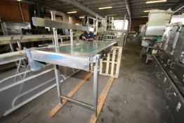 Aprox. 80" L Power Belt Conveyor Section x 27" W Belt with (1) Drive and (1) Leg Support�, ($100 FOB