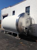 Creamery Package 5,000 Gallon Insulated Horizontal Tank, S/S front, CIP Spray Balls, 2-1/2" Tri Cl