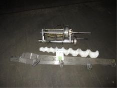 Lot: Spare Parts For Trine 6500 Roll-Fed Labeler Systems --
(Consisting Of: Glue Head, Worm Gear,