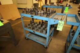 CAT40 Tool Holders by Parlec, Techniks, Lyndex and Other -- Some with Drill Bit, Chucks, End Mill