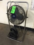 (1) Lakewood Portable Fan, (2) Massey and Honeywall Desk Fans